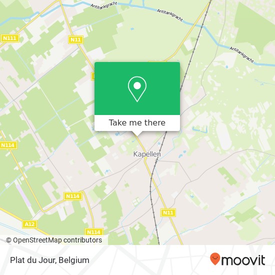 Plat du Jour, Dorpsstraat 110 2950 Kapellen map