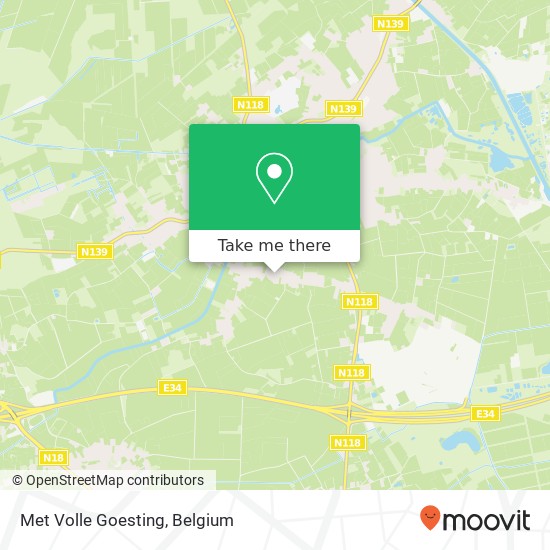 Met Volle Goesting, Roobeek 102 2370 Arendonk map