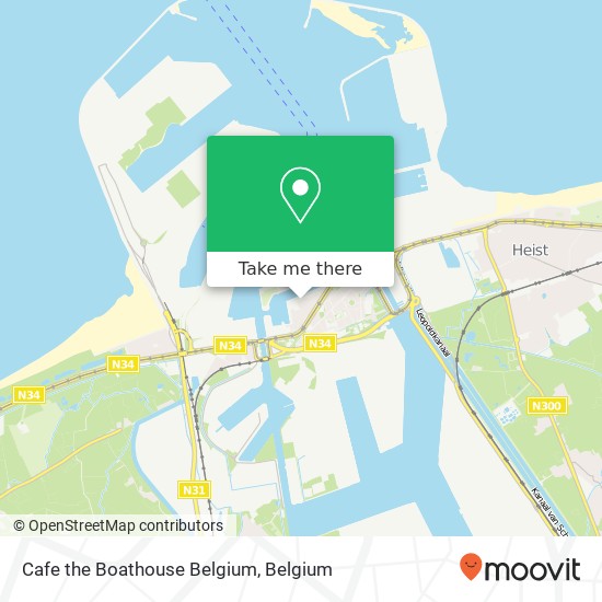 Cafe the Boathouse Belgium, Vismijnstraat 26 8380 Brugge map