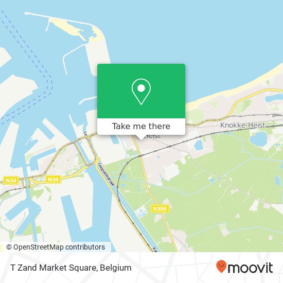 T Zand Market Square, Maes en Boereboomplein 8301 Knokke-Heist map