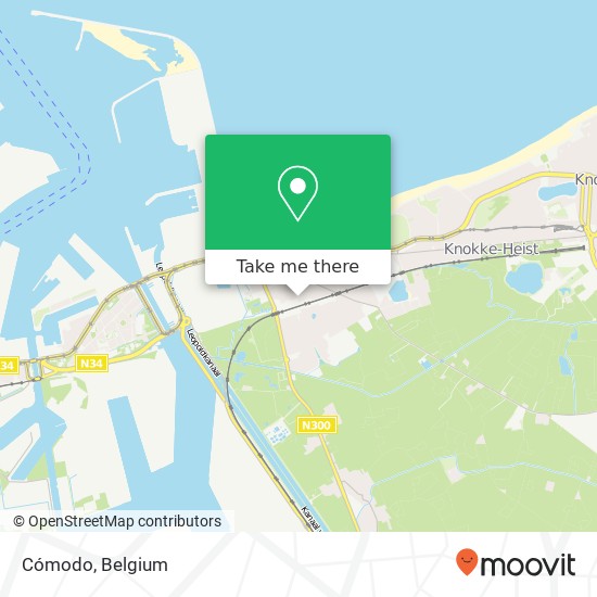 Cómodo, Bondgenotenlaan 69A 8301 Knokke-Heist map