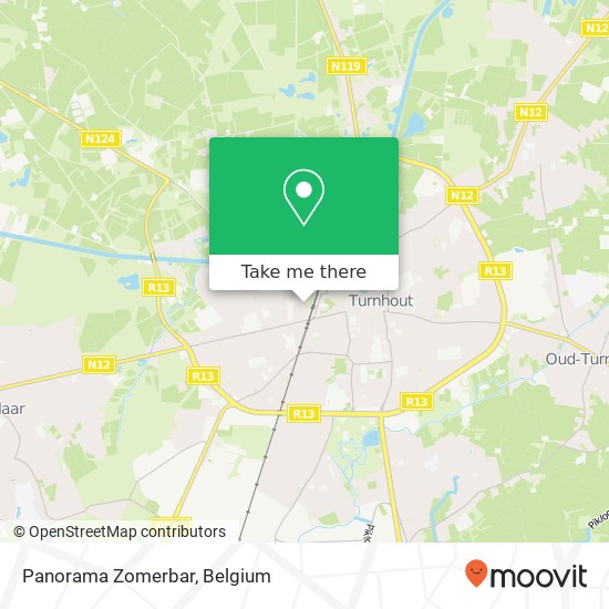 Panorama Zomerbar, Bareelstraat 42 2300 Turnhout plan