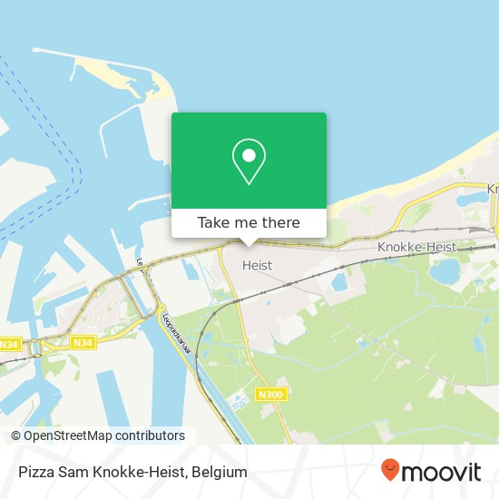 Pizza Sam Knokke-Heist, Kardinaal Mercierstraat 19 8301 Knokke-Heist map