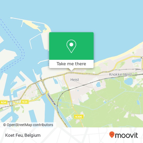 Koet Feu, Zeedijk-Heist 8301 Knokke-Heist map
