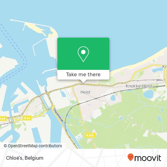 Chloé's, Elizabetlaan 343 8301 Knokke-Heist map