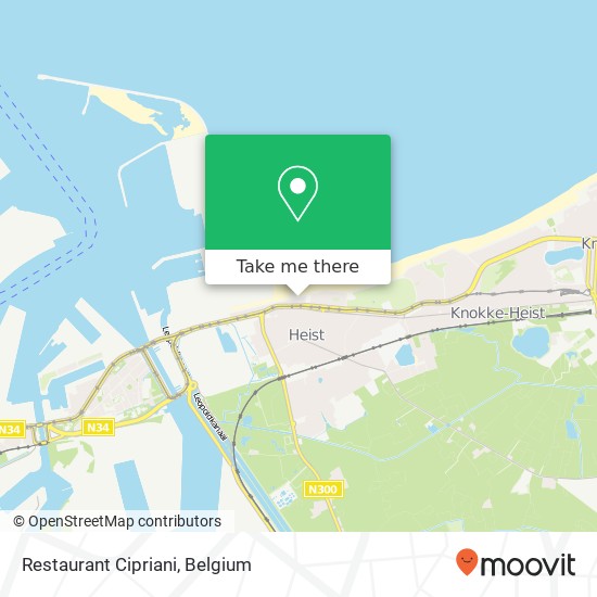 Restaurant Cipriani, Zeedijk-Heist 202 8301 Knokke-Heist map