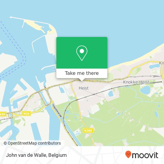 John van de Walle, Vlamingstraat 13 8301 Knokke-Heist map