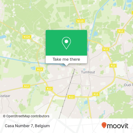 Casa Number 7, Nieuwe Kaai 7 2300 Turnhout map