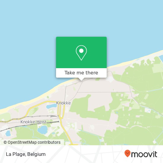 La Plage, Kustlaan 123 8300 Knokke-Heist plan