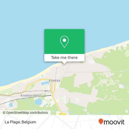 La Plage, Kustlaan 53 8300 Knokke-Heist map