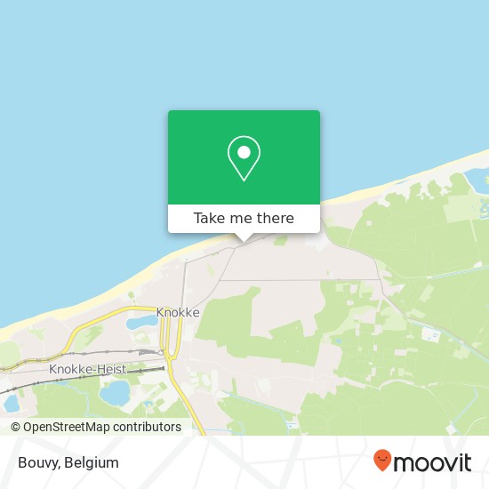 Bouvy, Kustlaan 169 8300 Knokke-Heist map