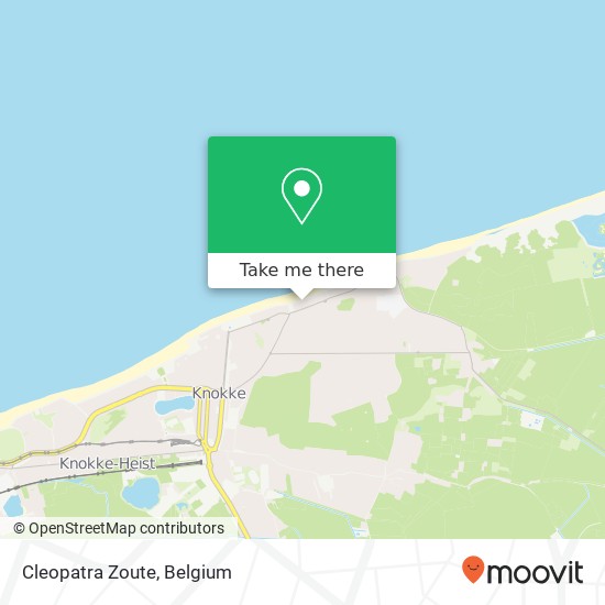 Cleopatra Zoute, Zeedijk-het Zoute 8300 Knokke-Heist map