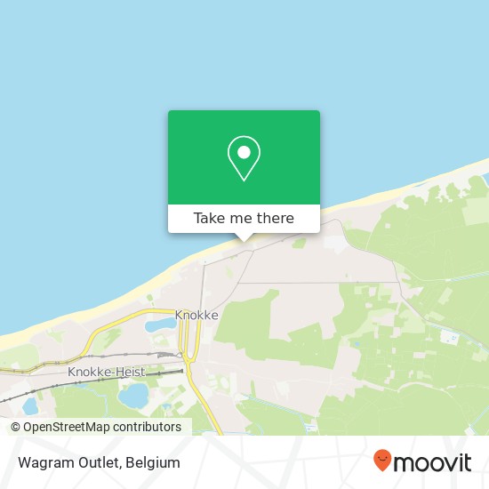 Wagram Outlet, Zeedijk-het Zoute 729 8300 Knokke-Heist map