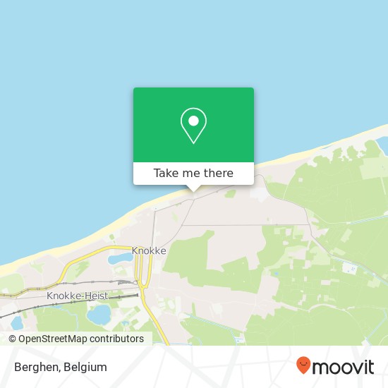 Berghen, Zeedijk-het Zoute 8300 Knokke-Heist map