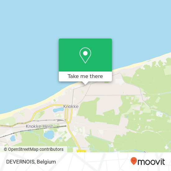 DEVERNOIS, Kustlaan 8300 Knokke-Heist map