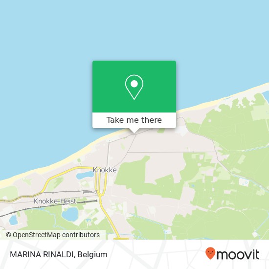 MARINA RINALDI, Kustlaan 123 8300 Knokke-Heist map