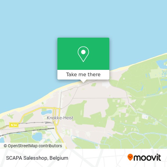SCAPA Salesshop map