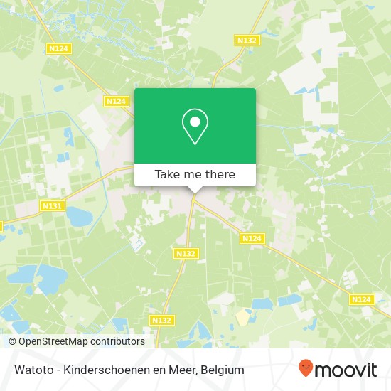 Watoto - Kinderschoenen en Meer, Leopoldstraat 55 2330 Merksplas map