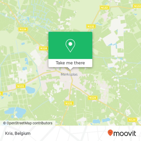 Kris, Kerkstraat 12 2330 Merksplas map