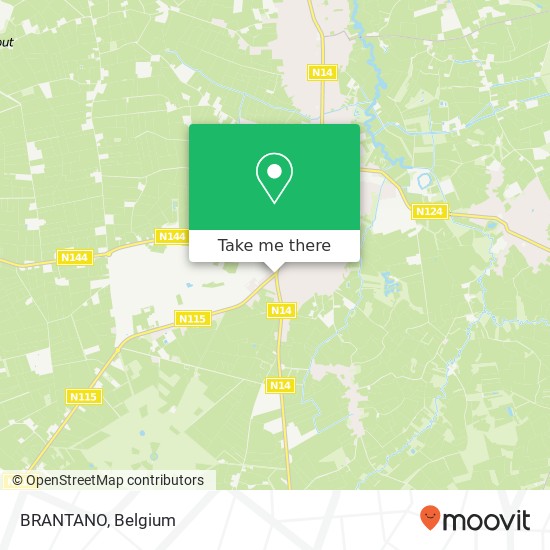 BRANTANO, Sint-Lenaartseweg 2320 Hoogstraten map