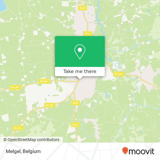 Melgel, Heilig Bloedlaan 285 2320 Hoogstraten map