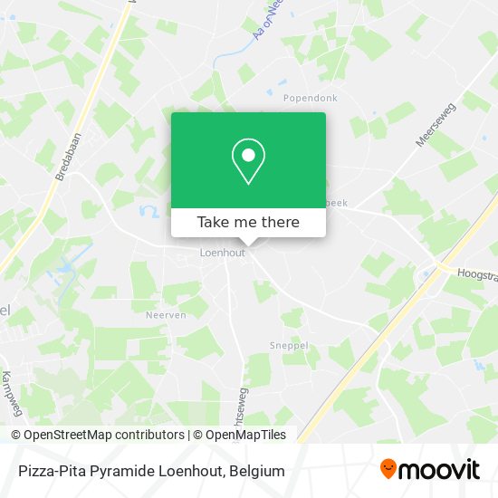 Pizza-Pita Pyramide Loenhout plan