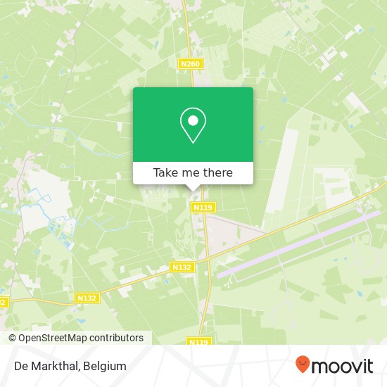 De Markthal, Grens 32 5111 EB Baarle-Nassau Nederland map