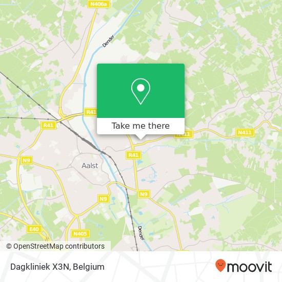 Dagkliniek X3N map