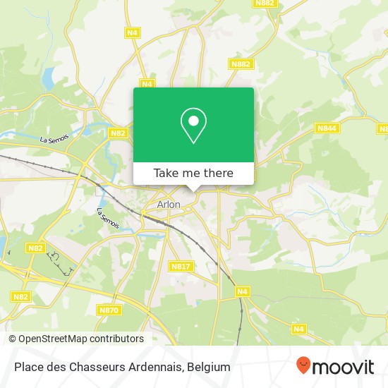 Place des Chasseurs Ardennais map