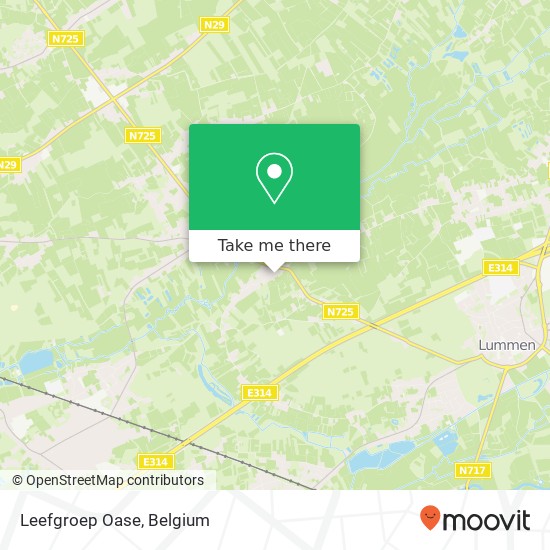 Leefgroep Oase map