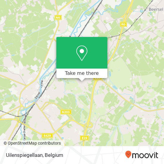 Uilenspiegellaan map