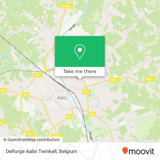 Delforge Aalst Twinkelt map