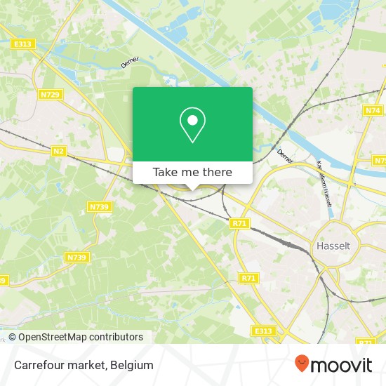 Carrefour market map