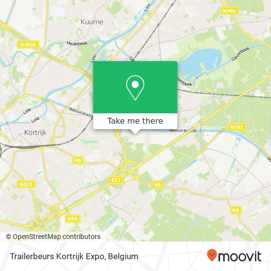 Trailerbeurs Kortrijk Expo plan