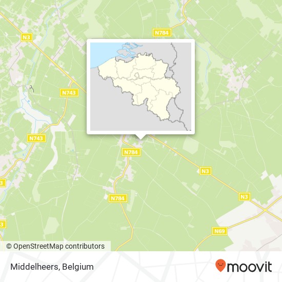 Middelheers map