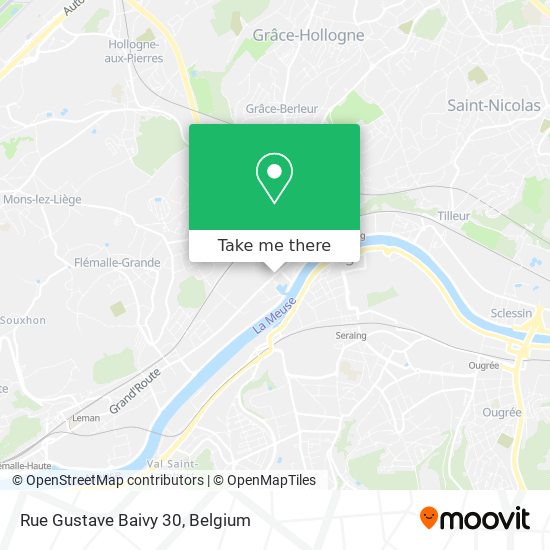 Rue Gustave Baivy 30 plan