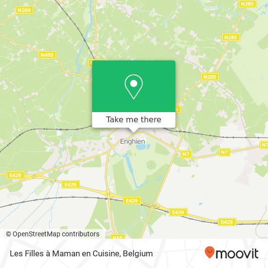 Les Filles à Maman en Cuisine map