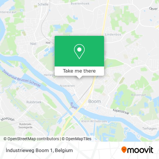 İndustrieweg Boom 1 map