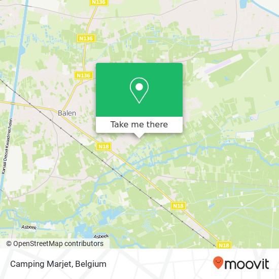 Camping Marjet map