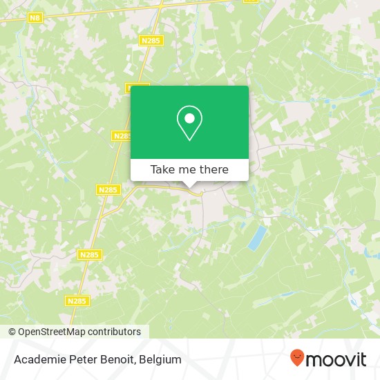 Academie Peter Benoit map