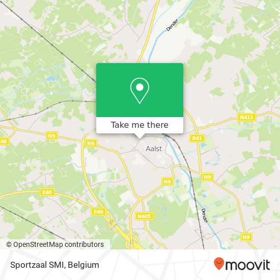 Sportzaal SMI map