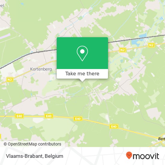 Vlaams-Brabant map