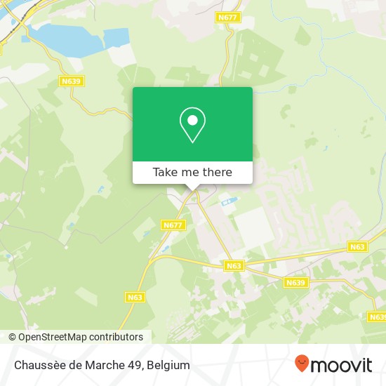 Chaussèe de Marche 49 map