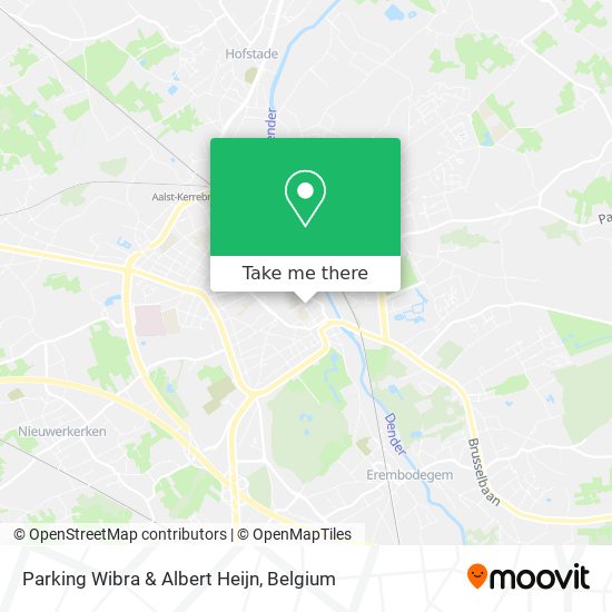 Parking Wibra & Albert Heijn map