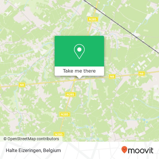 Halte Eizeringen map