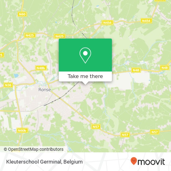 Kleuterschool Germinal map