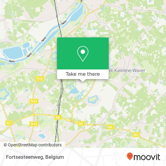 Fortsesteenweg map