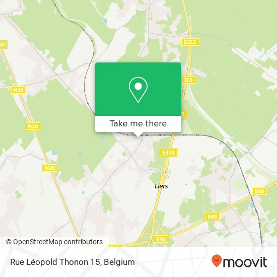 Rue Léopold Thonon 15 map