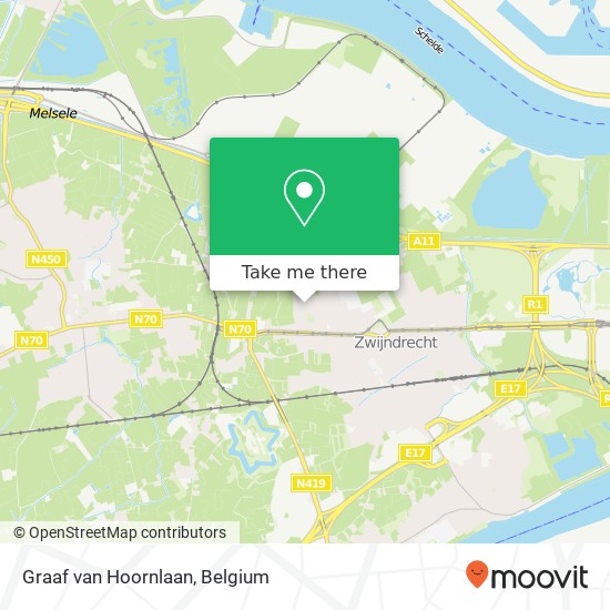 Graaf van Hoornlaan map