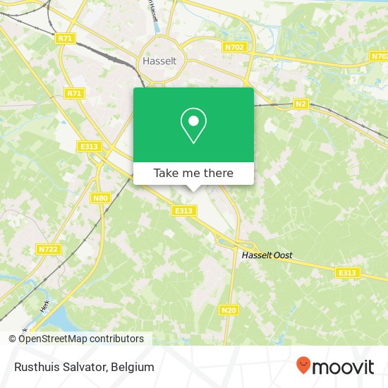 Rusthuis Salvator map